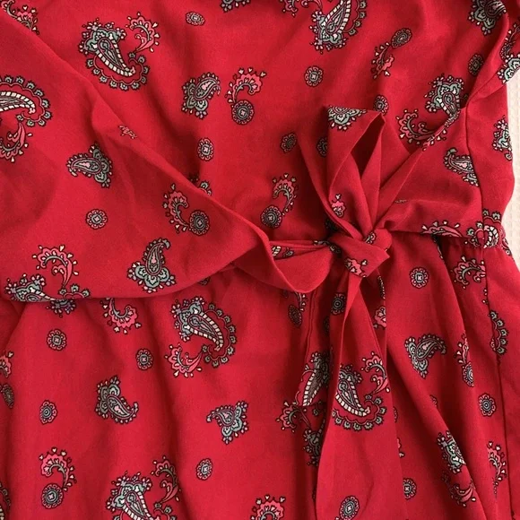 Lane Bryant soft paisley top/blouse short sleeves size 24 - Picture 12 of 13